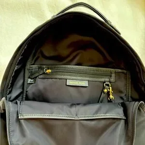Michael Kors Kelsey Large Nylon Backpack in Black - NWOT Michael Kors Kelsey Nylon Large Back Pack Bag – PinkOrchard.com main image 3